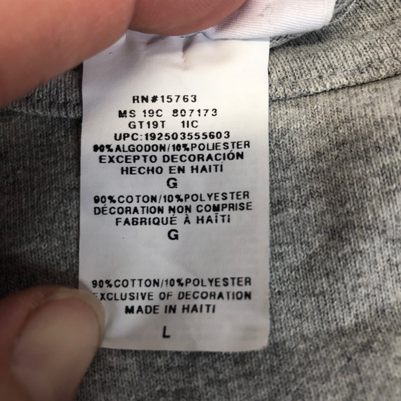 Champion‎ Athletics Gray Short Sleeve Crew Neck T-Shirt Mens Large - Picture 6 of 9